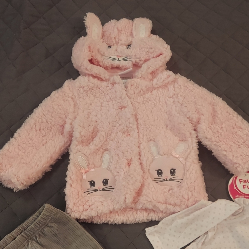 3 Piece Set!!  Fluffy Bunny! - Picture 4 of 10